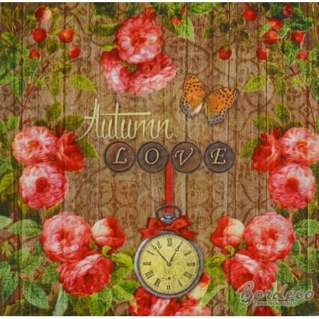 Serwetka NOUVEAU Autumn Love 33x33